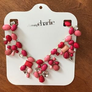 Cute Pink Charming Charlie’s necklace